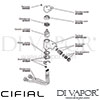 Cifial 32410SF.U Adele Mono Bidet Dimensions